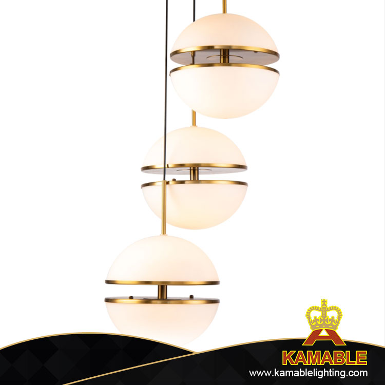 Подвесной светильник серии Classic Simple Half Glass Ball Room Decoration (KG1108P-20)