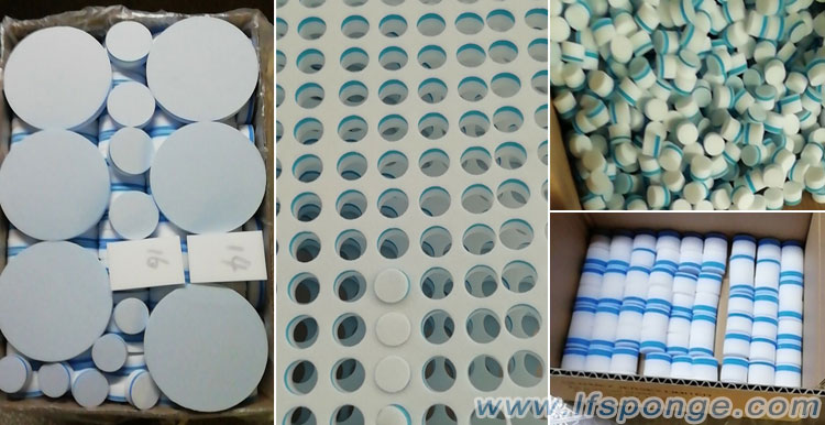 small-melamine-dics-from-lfsponge-melamine-sponge-manufacturer