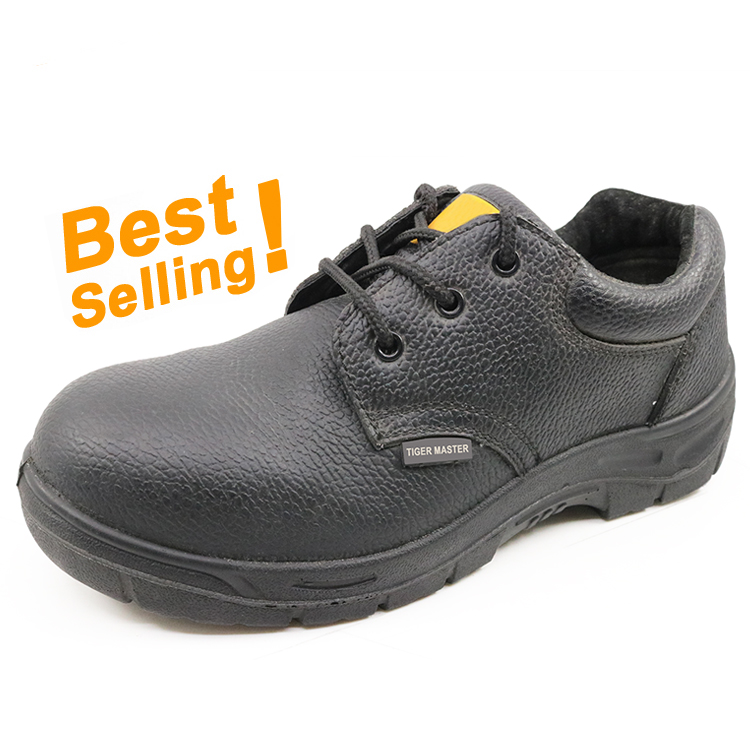 CL002 low ankle leather safety work shoes with steel toe cap