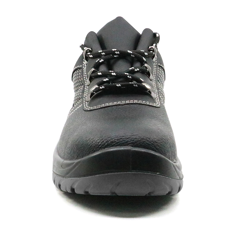 Water proof leather steel toe cap europe work shoes for men