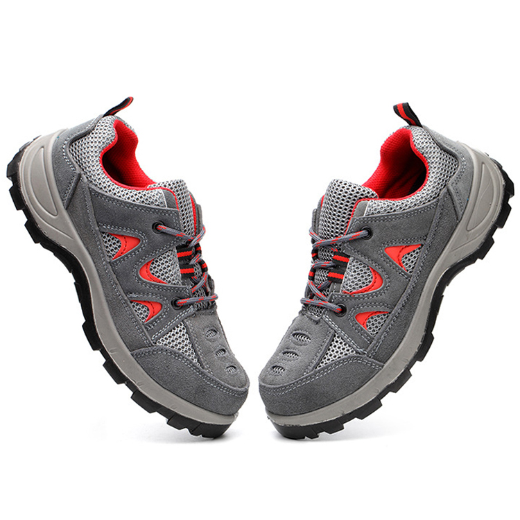 Oil slip resistant deltaplus sole steel toe cap breathable safety shoes sport