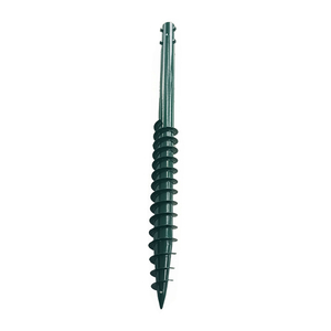 Tornillo de tierra de base de anclaje solar, serie verde Q235B Q355B N, personalizado de fábrica 