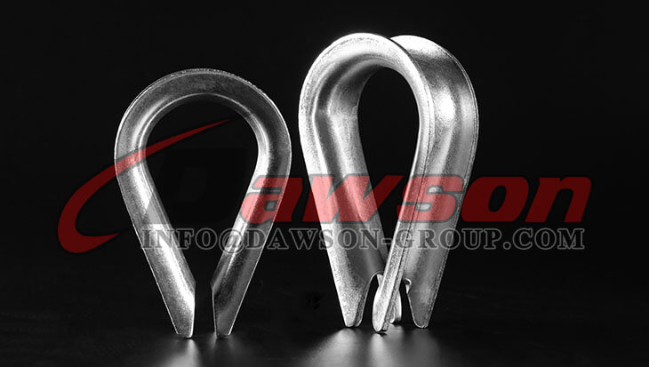 亜鉛メッキワイヤーロープシンブルDIN 6899タイプB - Dawson Group Ltd. - 中国メーカー