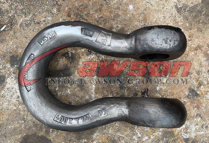 Grillete WLL grande con secci&oacute;n transversal circular, grillete de cuerpo redondo tipo perno de alta resistencia de acero de aleaci&oacute;n - Dawson Group Ltd. - F&aacute;brica, fabricante de China