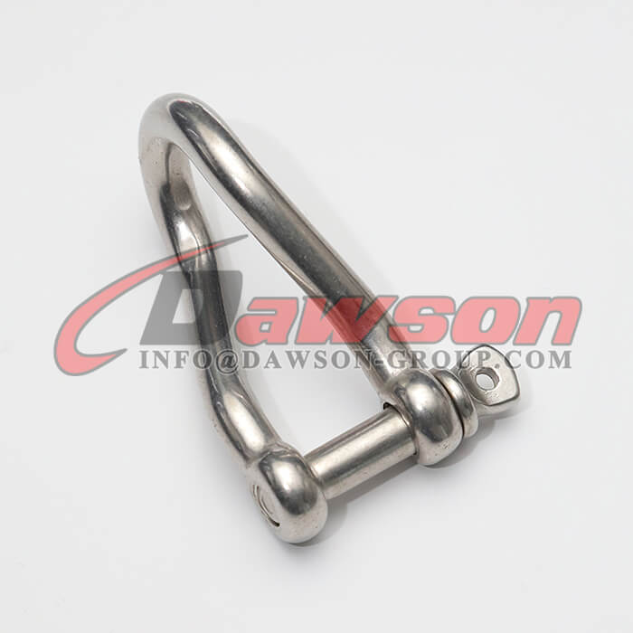 Grillete torcido de acero inoxidable, Grillete torcido con pasador roscado SS316, Grillete torcido AISI304 - Dawson Group Ltd. - Fabricante, proveedor, f&aacute;brica de China