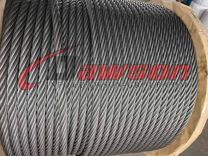 Cable de alambre 500M 6 &times; 36 N&uacute;cleo PP- Dawson Group Ltd. - Fabricante, f&aacute;brica de China