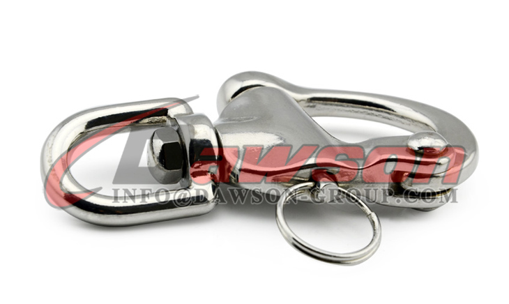 丸頭付きステンレス鋼スイベル スナップ シャックル - Dawson Group Ltd. - 中国工場、メーカー