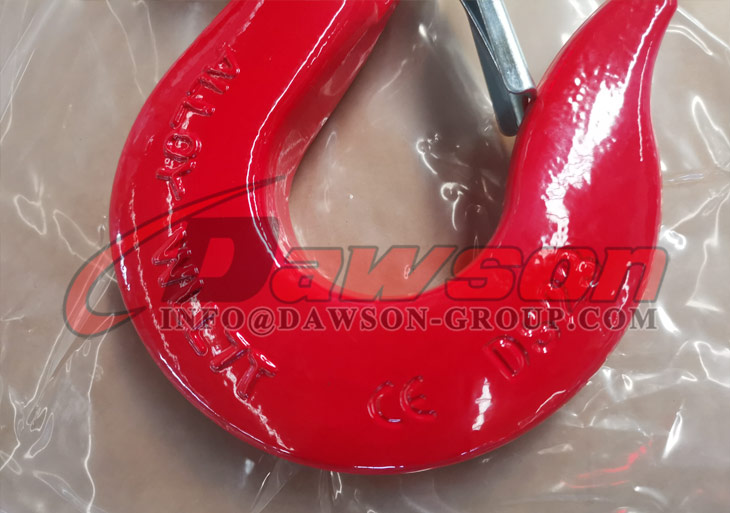 DS132 322A G70 Gancho giratorio de acero de aleaci&oacute;n forjado, Ganchos de polipasto giratorios de acero al carbono forjado de grado 43, Gancho giratorio con pestillo - Dawson Group Ltd. - Fabricante, proveedor y f&aacute;brica de China