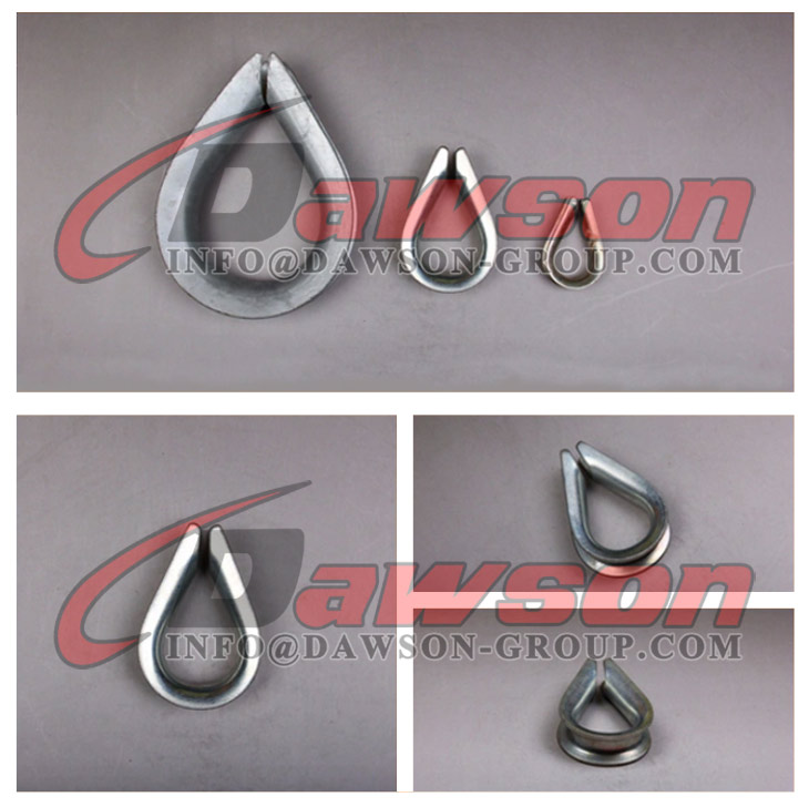 Dedal de cable de acero BS464, Dedales de cable de acero al carbono s&uacute;per galvanizado por inmersi&oacute;n en caliente - Dawson Group Ltd. - Fabricante, f&aacute;brica y proveedor de China