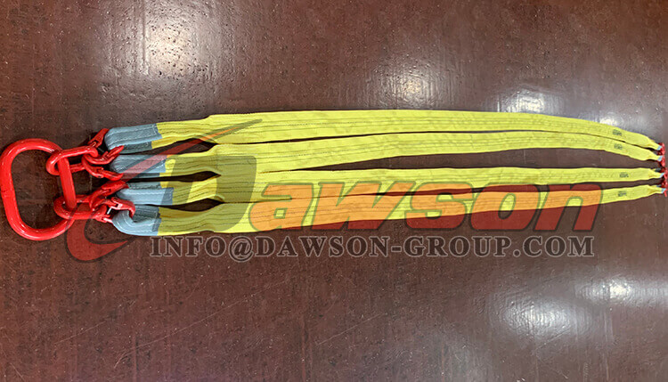 Eslinga de brida sint&eacute;tica de varias patas de 4 patas - Eslingas de brida sint&eacute;ticas - Dawson Group Ltd. - Fabricante de China