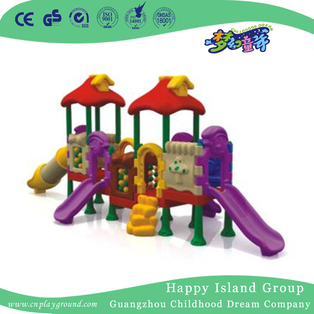 Indoor Kids Plastic Small Slide Spielplatzgeräte (WZY-473-19)