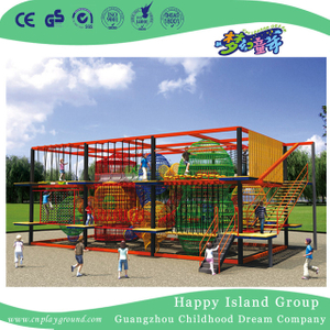 Открытая большая металлическая игровая площадка для скалолазания для детей (HHK-7001)