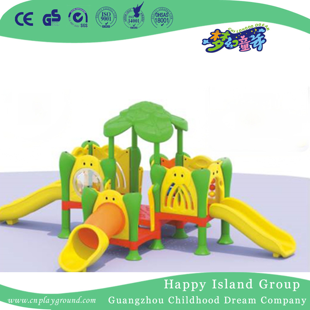 Outdoor Helle Farbe Kinder kleiner Rutsche Spielplatz (WZY-418B))