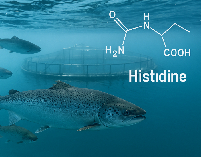 El papel de la histidina en la nutrición animal acuática