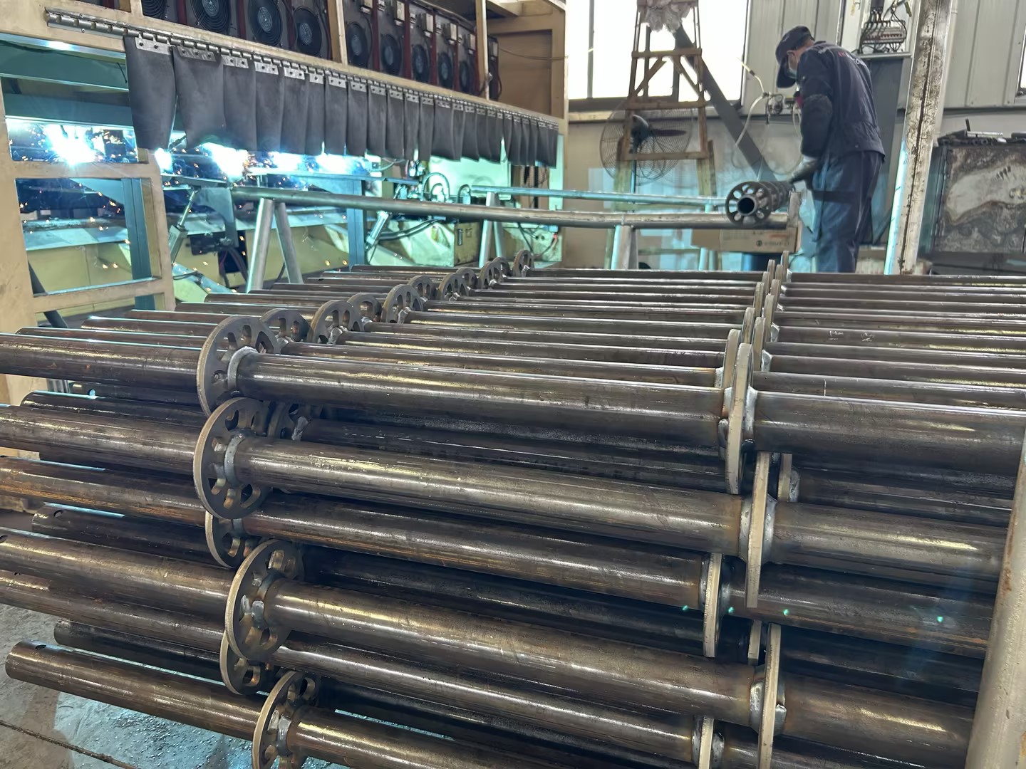 soldadura de andamios