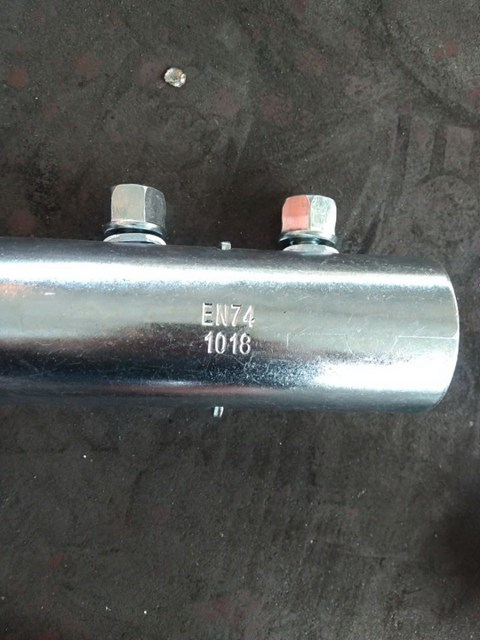 EN74压脚手架套筒套接器锌镀锌白色外部连接器