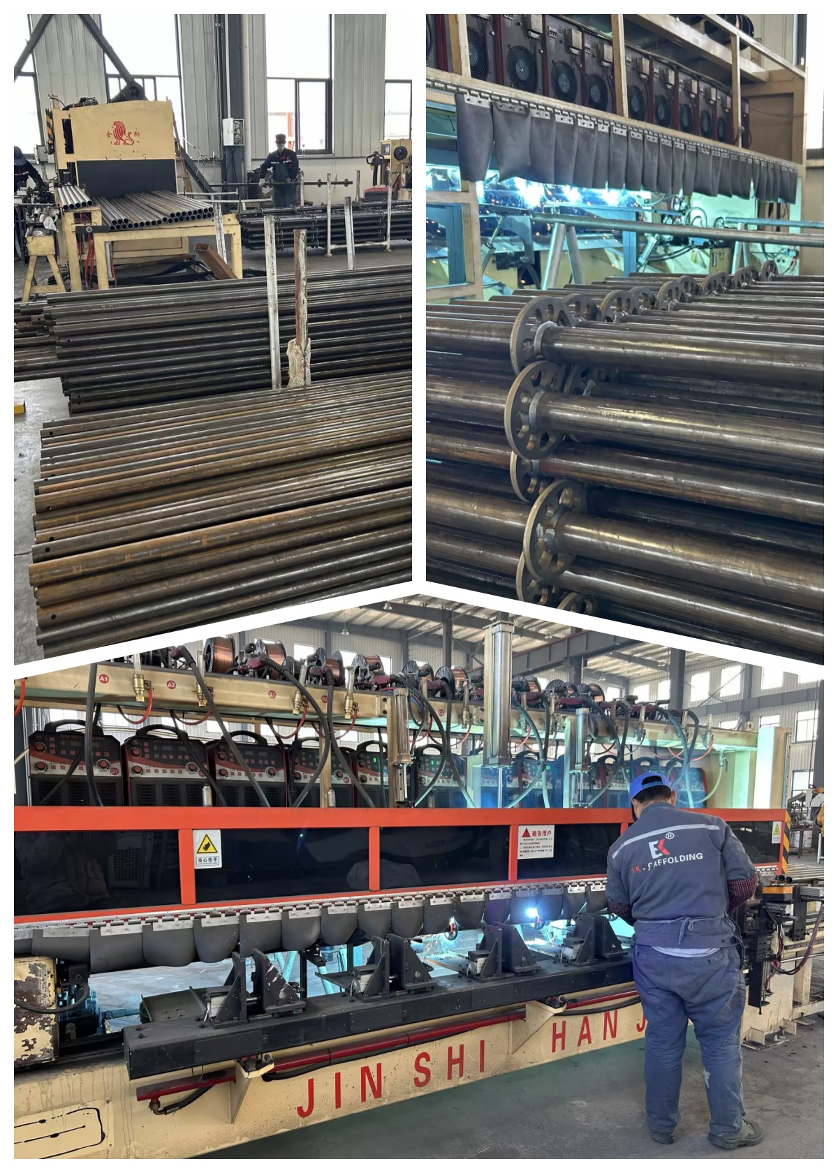 soldadura autom&aacute;tica ringlock vertical