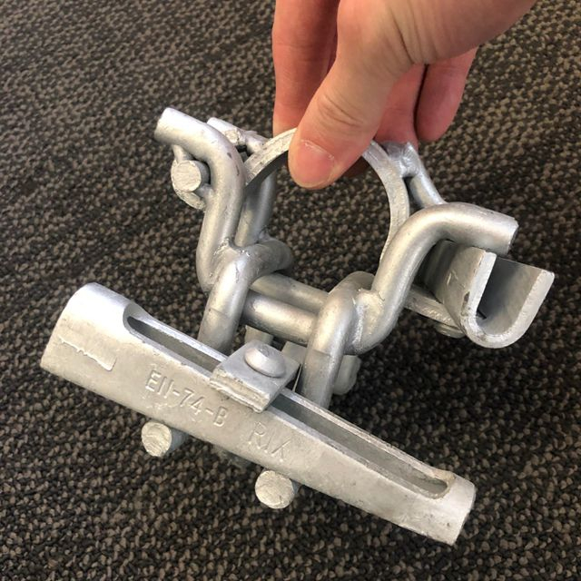 热浸镀锌意大利型脚手架双耦合器