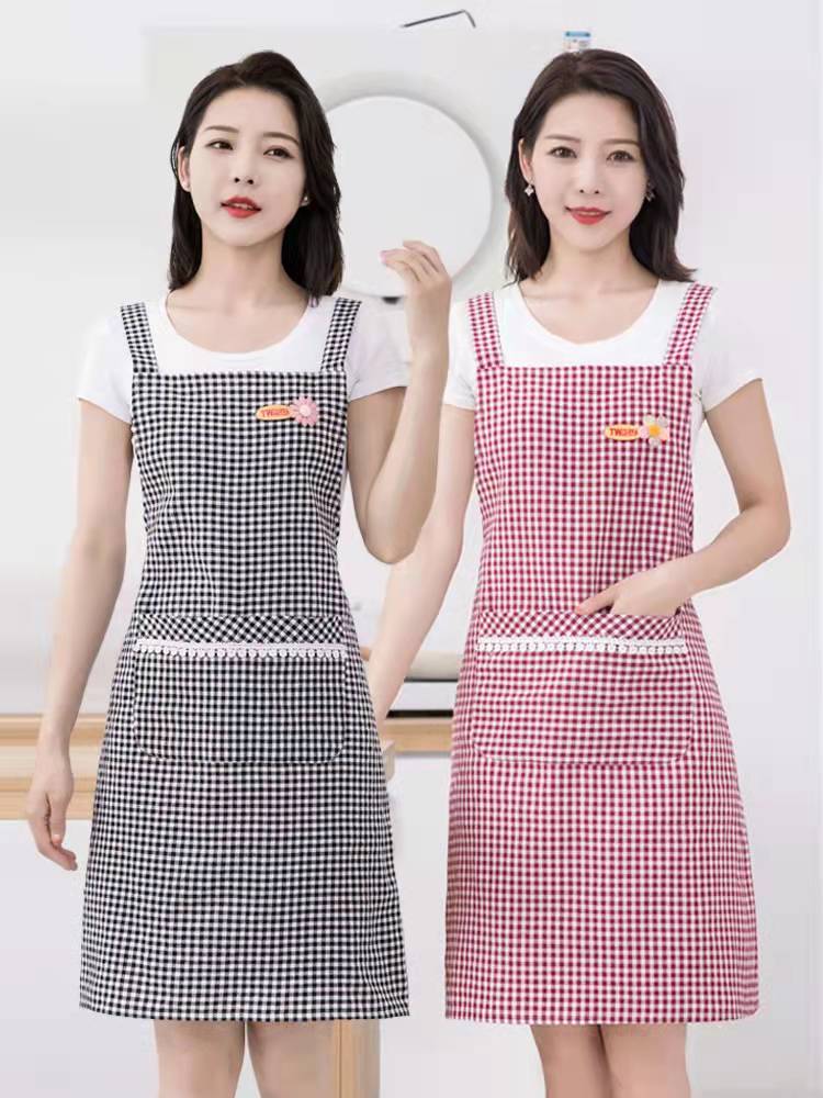 cotton apron soft jean fabric cooking apron new design women apron
