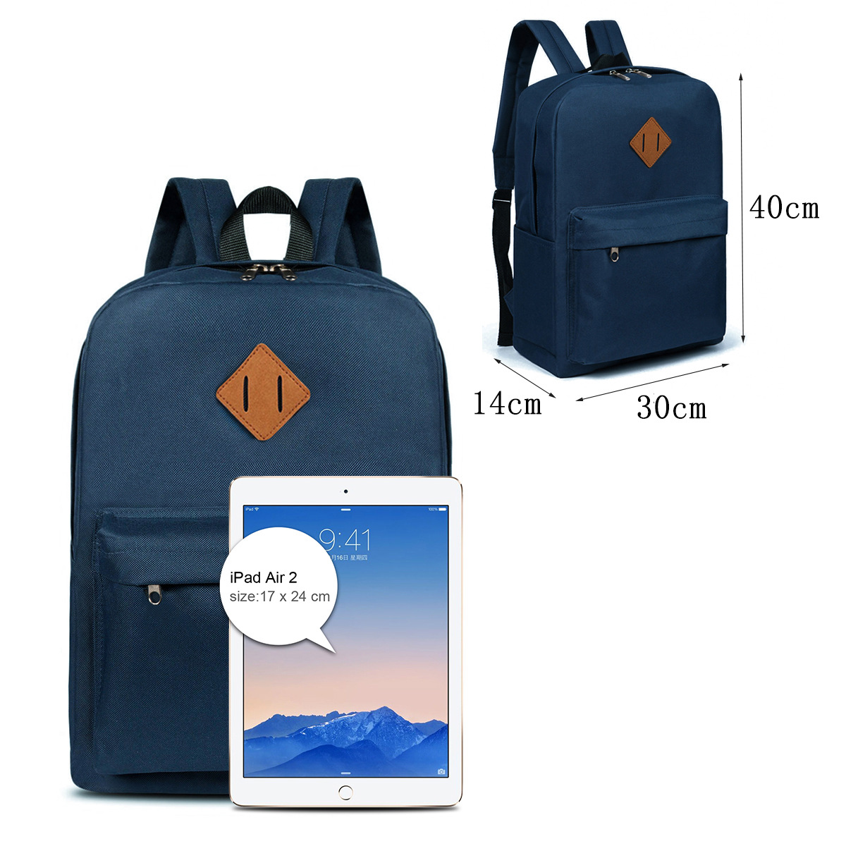 Hot Selling Fashionable Custom Logo New Simple Large Capacity Backpack