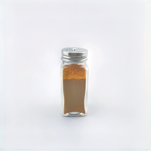 225ml Square Glass Spice Jar Pepper, Salt Packing Botlle
