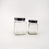 410ml square glass jar for food packing 