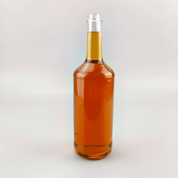 980ml glass wine packing bottle Empty Clear Finish Liqueur Glass Bottle 