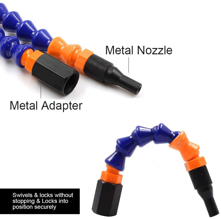 Flexible Caulking Tube Tip Extension Caulk Gun Cones Articulating 360 Degree Nozzles for Standard Cartridge Guns