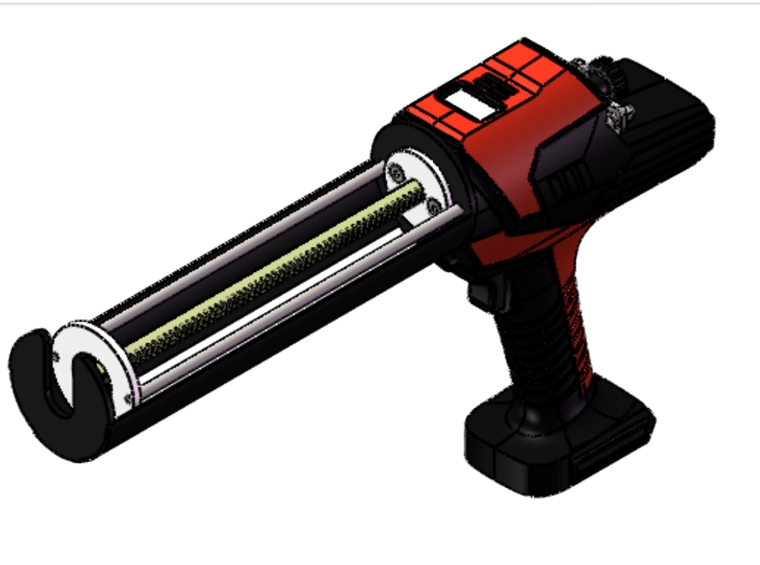 380ml To 410ml Coaxia Battery Caulking Gun Coaxia Injection Gun Dispensing Anchor Gun