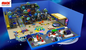500 m² großes Kleinkind -Indoor -Spielzentrum
