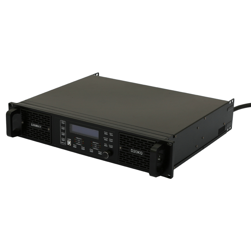 D20KQ 4 CHANNEY CLASS D DIGITAL DSP Amplifier 16000W لمضخم الصوت 