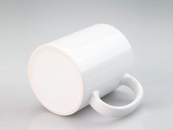 11oz Ceramic Porcelain Stoneware Blank Sublimation Mug, Plain White