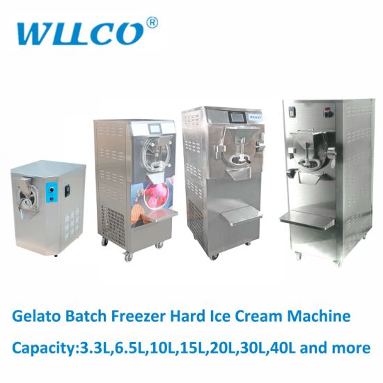 12 liters Gelato Batch Freezer Hard Ice Cream Making Machine ICM-T28S