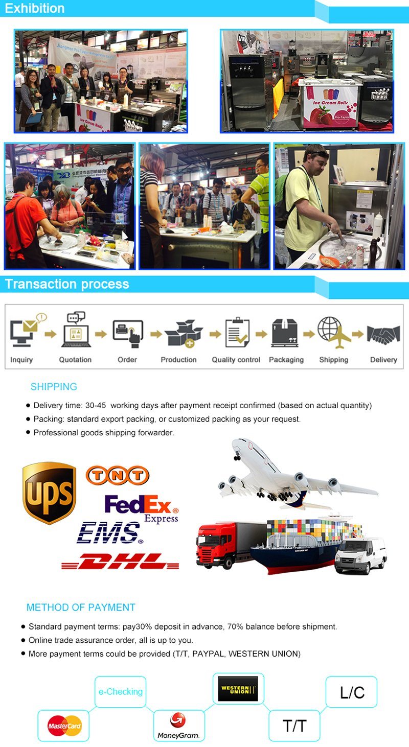 380V Three Phase Double Speed Gelato Hard Ice Cream Making Machine