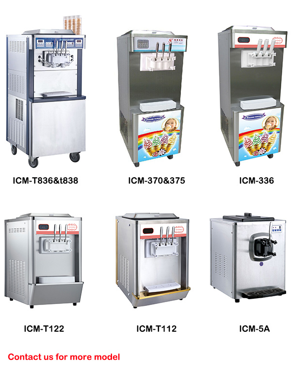 Sundae Custard Frozen Yogurt 3 Flavors Ice Cream Machine Truck Buy Ice Cream Machine, Soft Ice