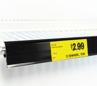  Double Wire Shelf Label Holder DSD005
