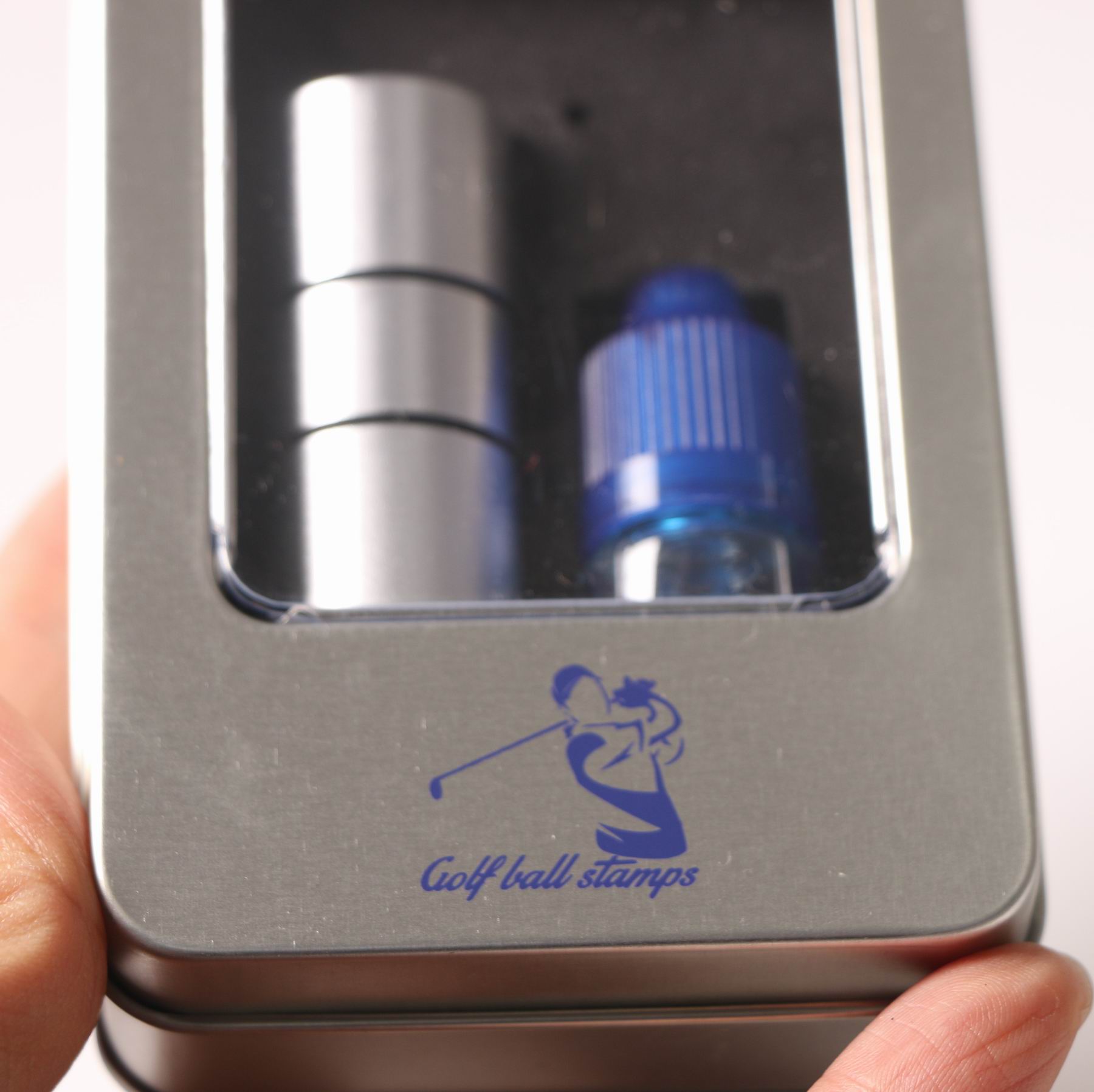 Aluminum Golf Ball Stamper Dia.11mm with various of imprint designs