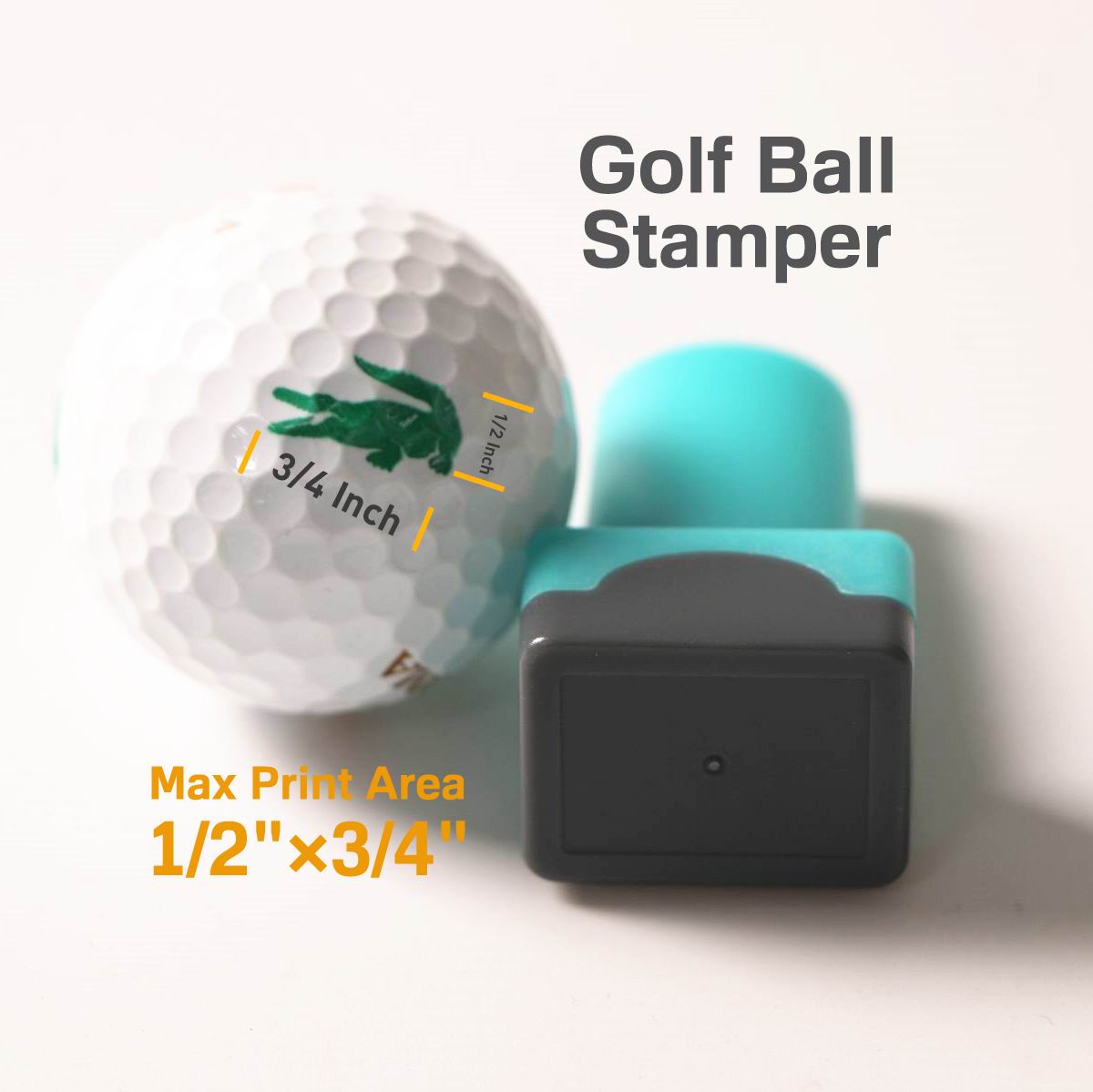 Large Size Golf Ball Stamper GSP1825 with Max Imprint Size 1/2*3/4 Inch 