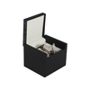 hot sales watch storage box 2 Pieces Single Watch Gift Box with Pillow, PU Leather luyxury watch box with hot stamping