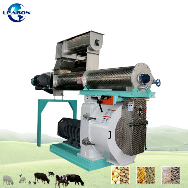 Horizontal Ring Die Feed Pellet Machine 