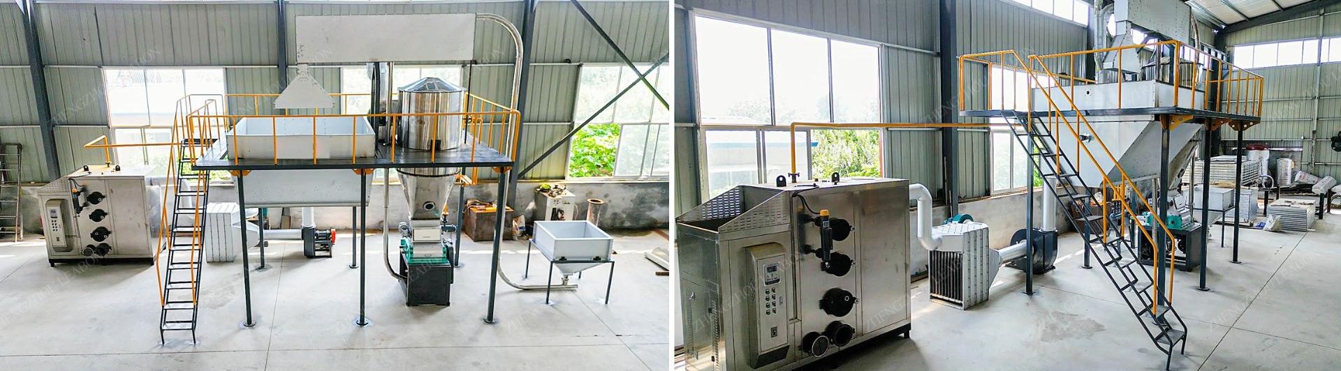 Corn Flakes Machine Maize Flattening Machine Integrated Steam Grain Flaking Machine