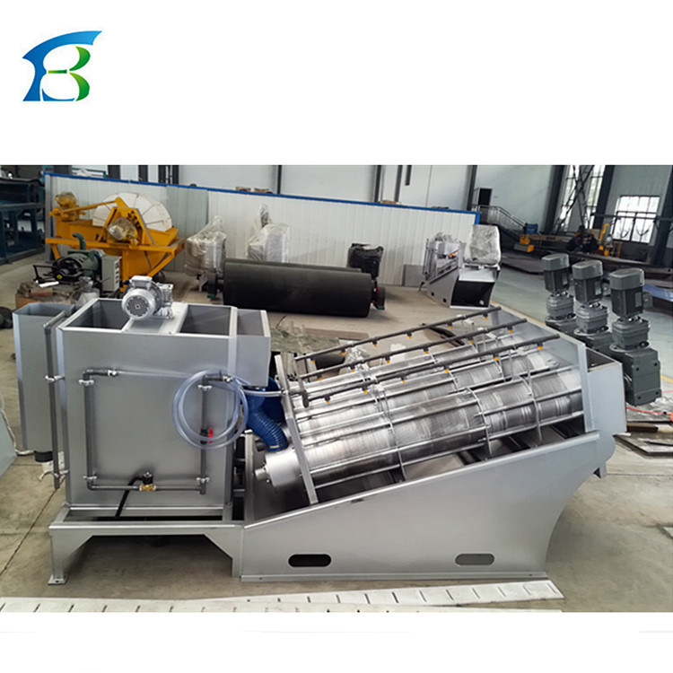 Screw Press Sludge Dewatering Machine