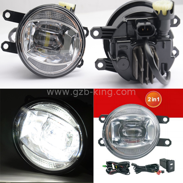 Universal upgrade OE LED fog lamp with White DRL ( for Toyota LEXUS ) 