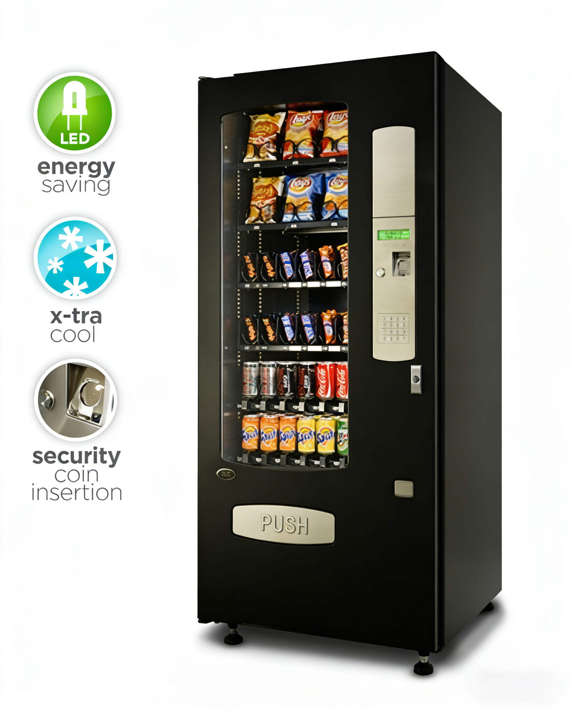 VCM3000B Combo Vending Machine
