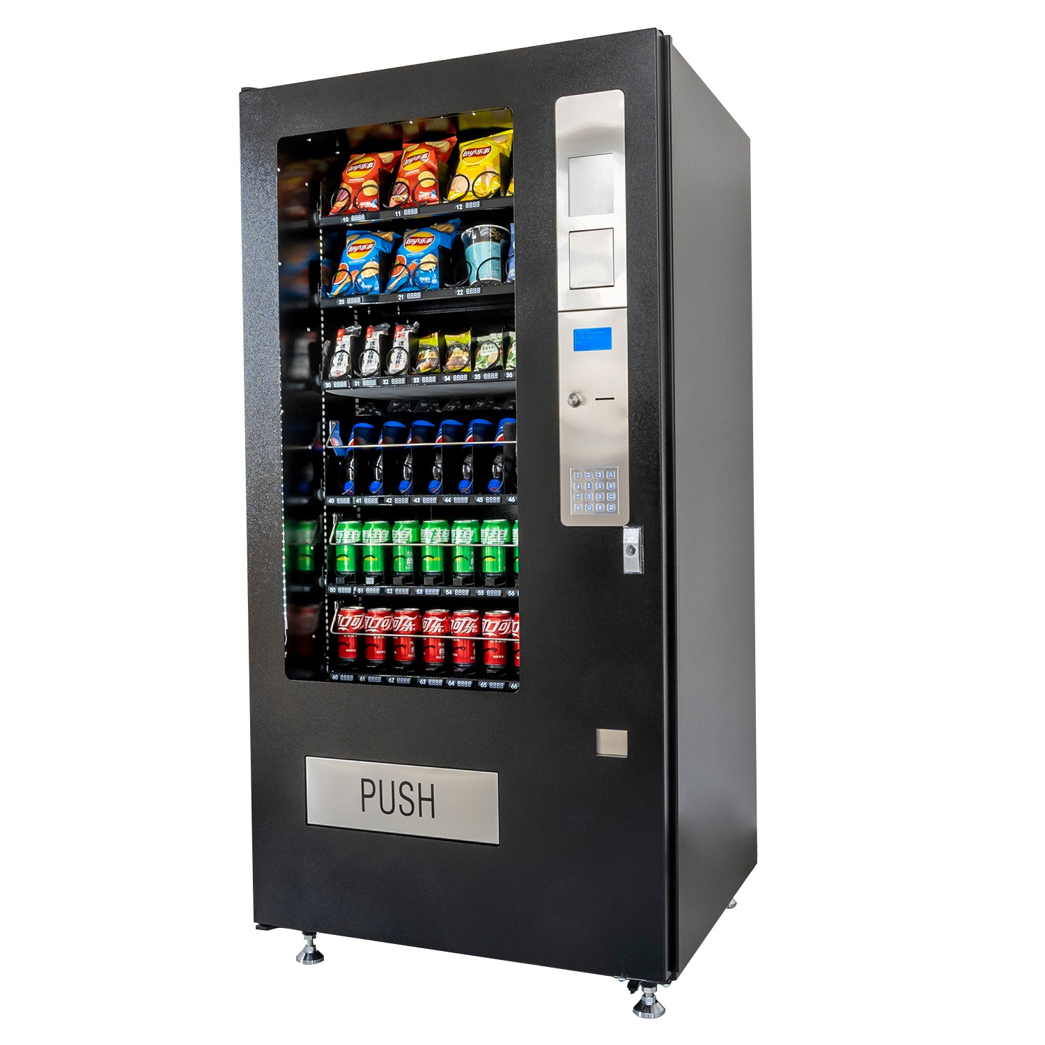 VCM4 combo vending machine, snack and drink vending machine