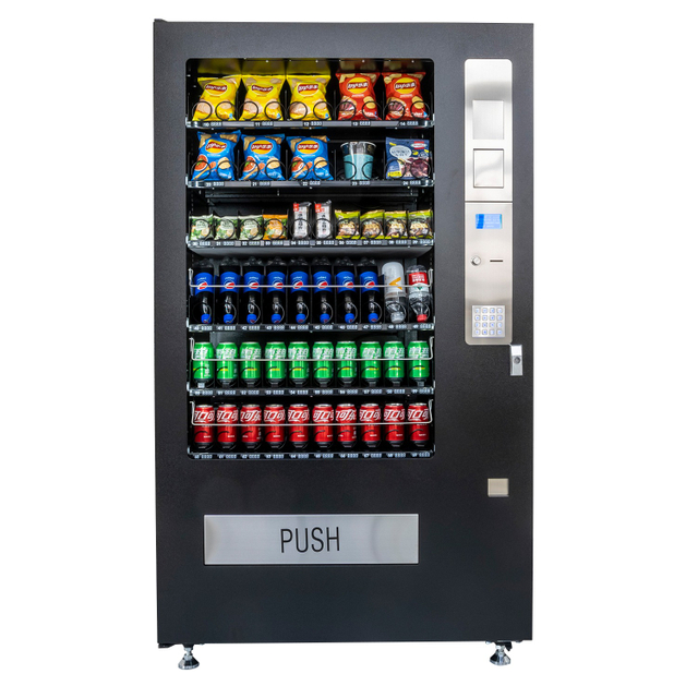 Máquina expendedora combinada de gran capacidad para alimentos, bebidas y snacks VCM5