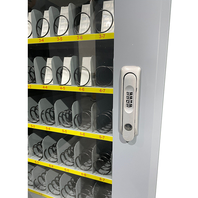 Gabinete de almacenamiento de herramientas maestro T56 | Máquina expendedora de herramientas industriales con 56 selecciones en espiral