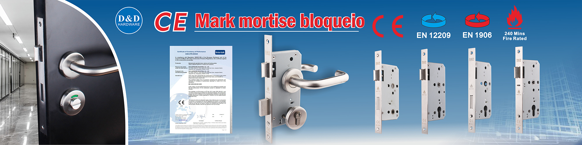 CE mortise lock