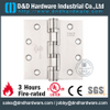 Dobradiça de porta com classificação contra incêndio UL 4BB para porta-DDSS004-FR-4.5 "