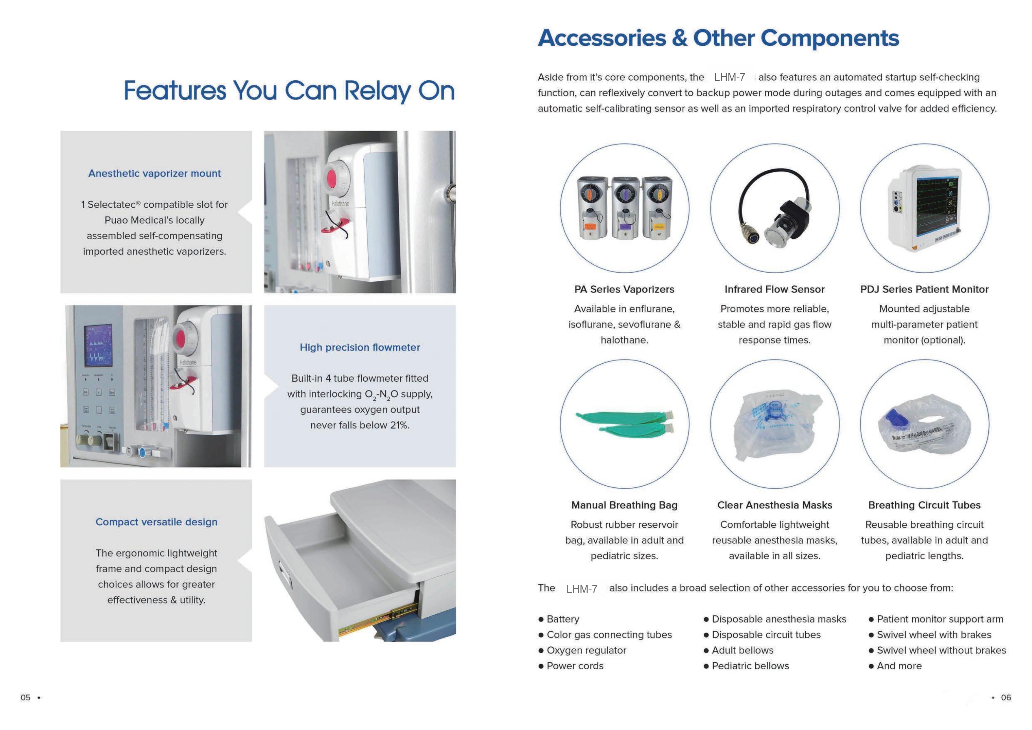 Appareil d'anesth&eacute;sie LHM-7-(1)-4